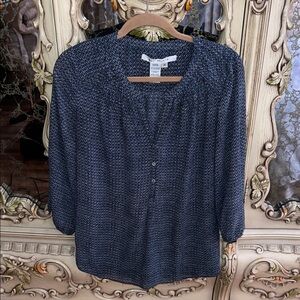 Max Studio Midnight Blue Blouse